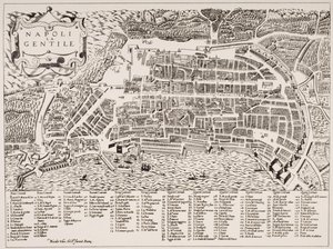 Map of Naples, c.1600
